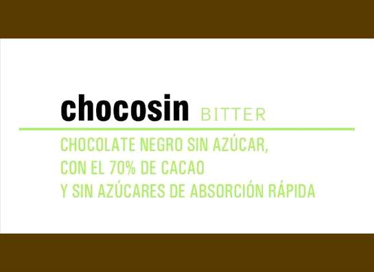 chocosin negra bitter 70%